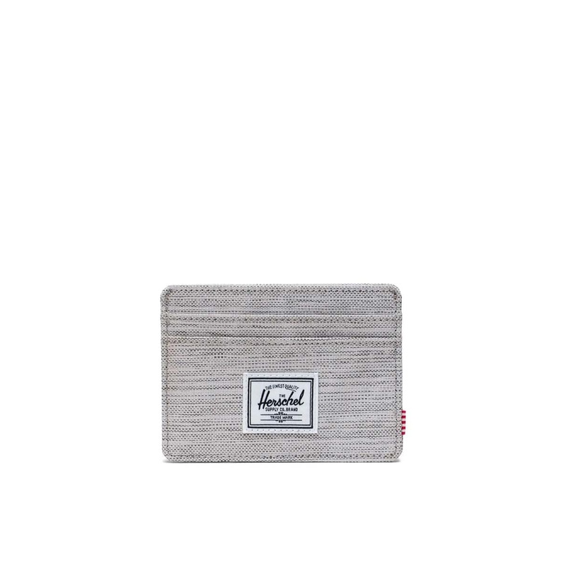 Herschel Charlie Cardholder - Light Grey Crosshatch