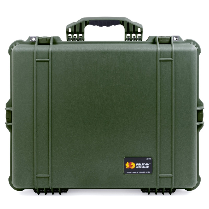 Pelican 1600 Case, OD Green