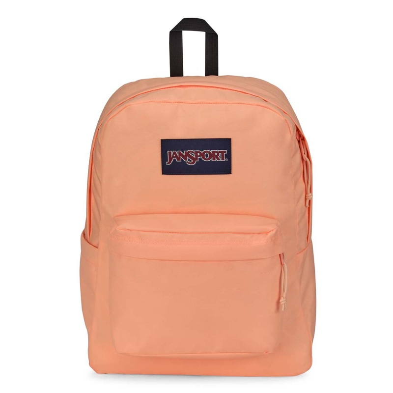 JanSport SuperBreak Plus Backpack - Peach Neon