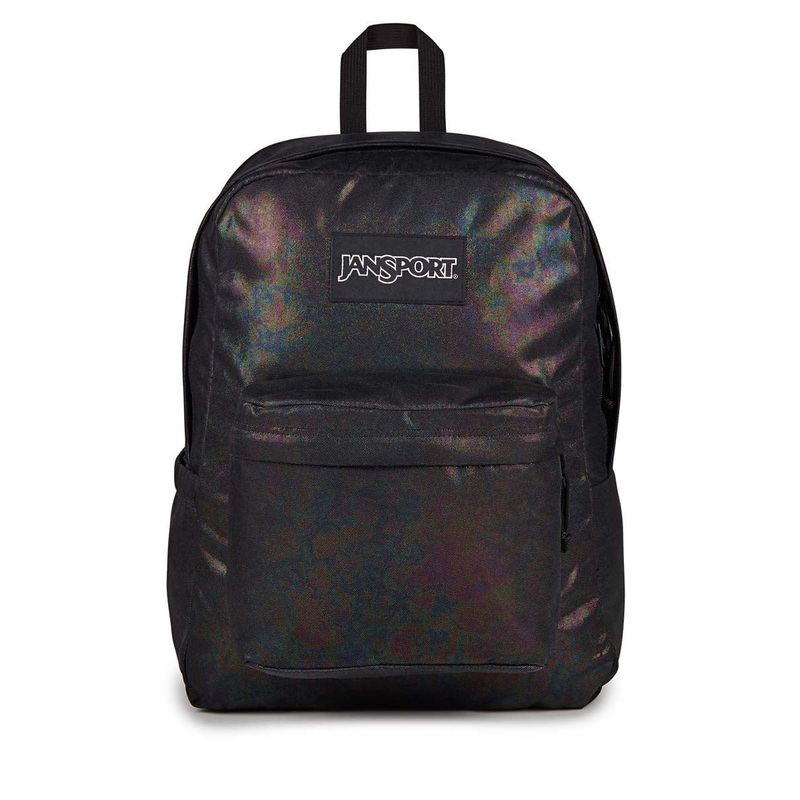 JanSport SuperBreak Plus FX Backpack - Oil Slick Black