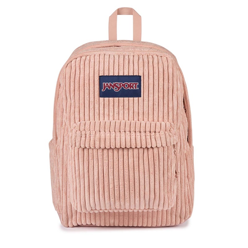 JanSport SuperBreak Plus FX Backpack - Surreal Corduroy Misty Rose