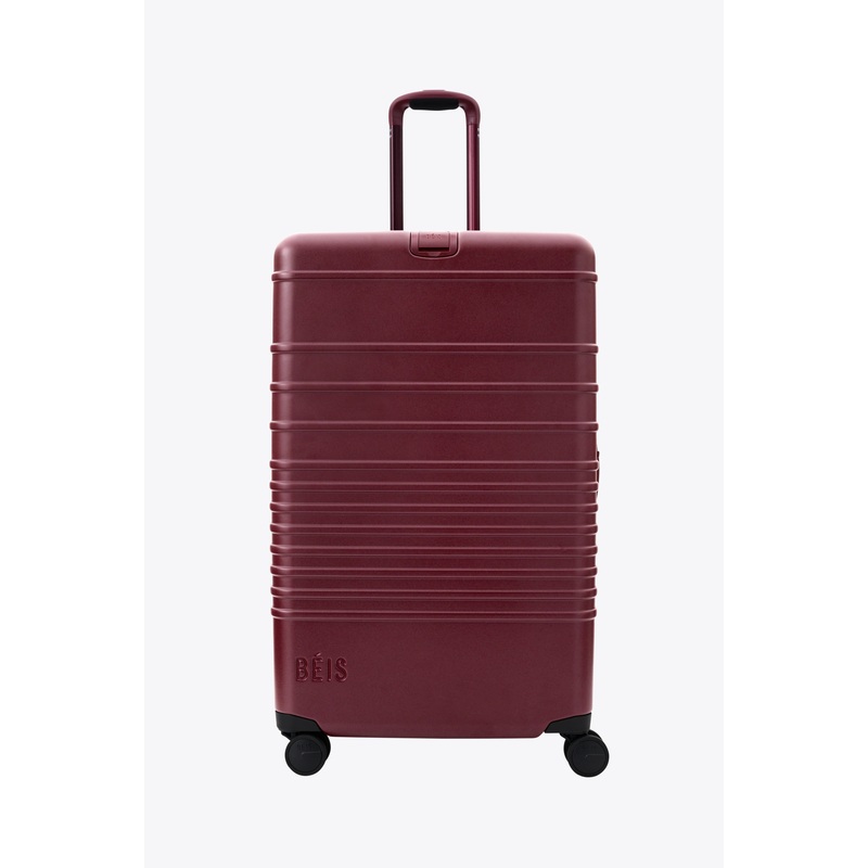 The Large Check-In Roller in Burgundy