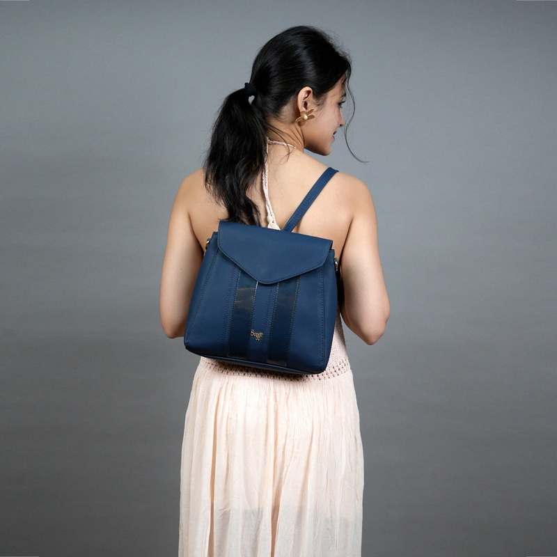 Rigel Com Blue Small Backpack Bag