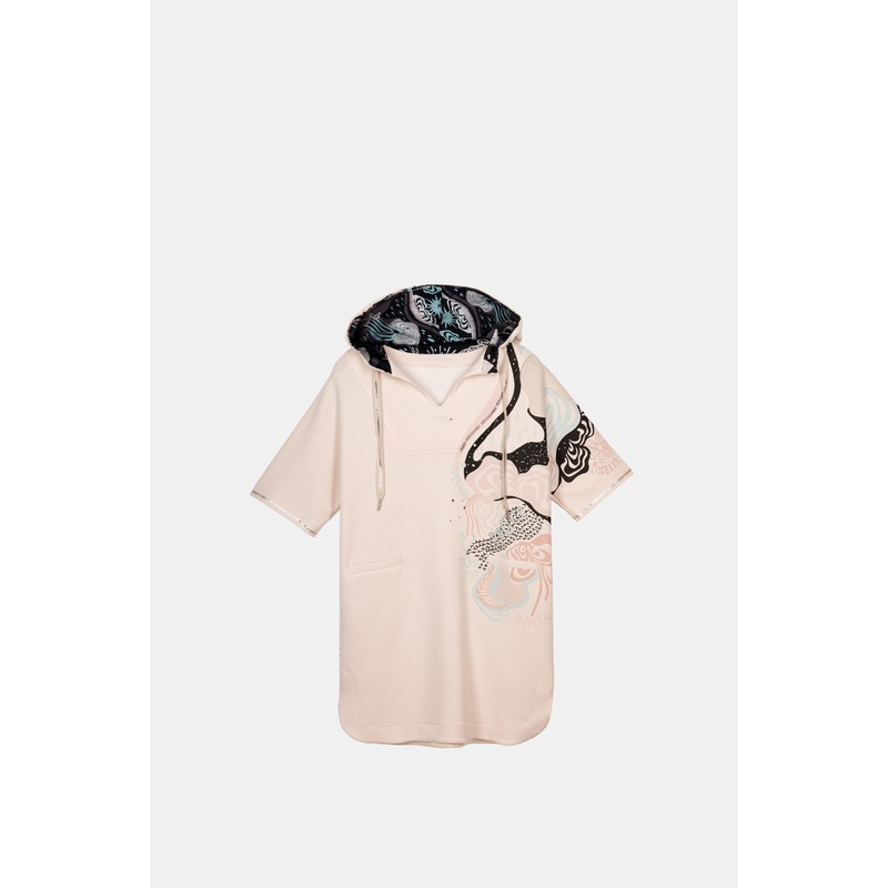 Psicodelic sweatshirt dress