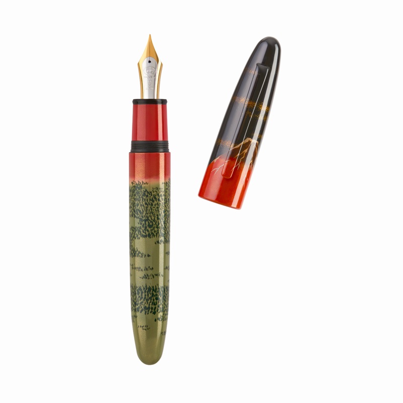 TACCIA Red-Fuji Maki-e LE Pen