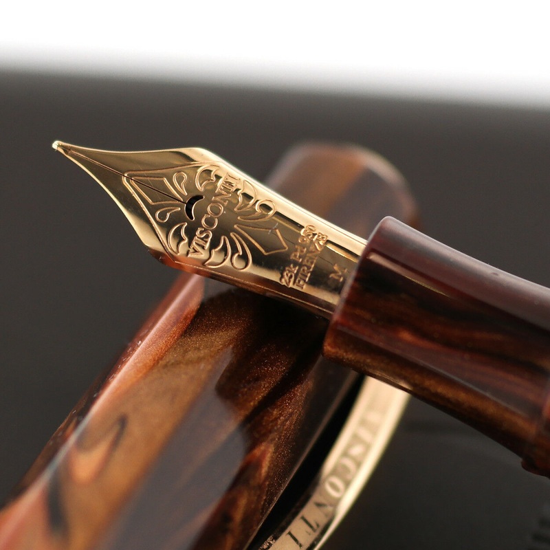 Visconti Medici Fountain Pen w/Rose Gold Trim - M