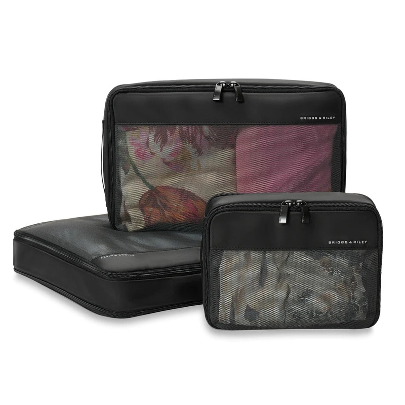 Check In Compression Packing Cube Set - Black