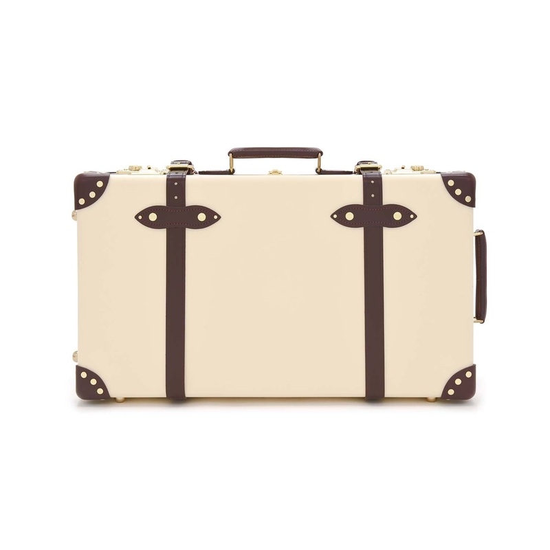 Chelsea Garden  Medium Check-In - 2 Wheels | Ivory/Burgundy