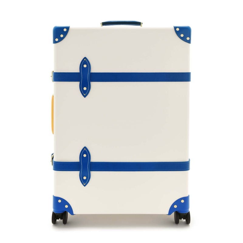 Palm Springs  Large Check-In - 4 Wheels | Ivory/Cobalt