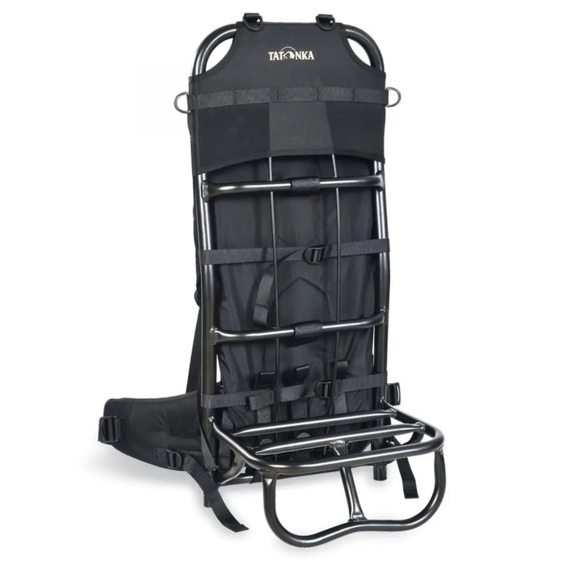 Tatonka Freighter Load Carrier - Aluminium Frame and Carrying System for Heavy Loads - Black