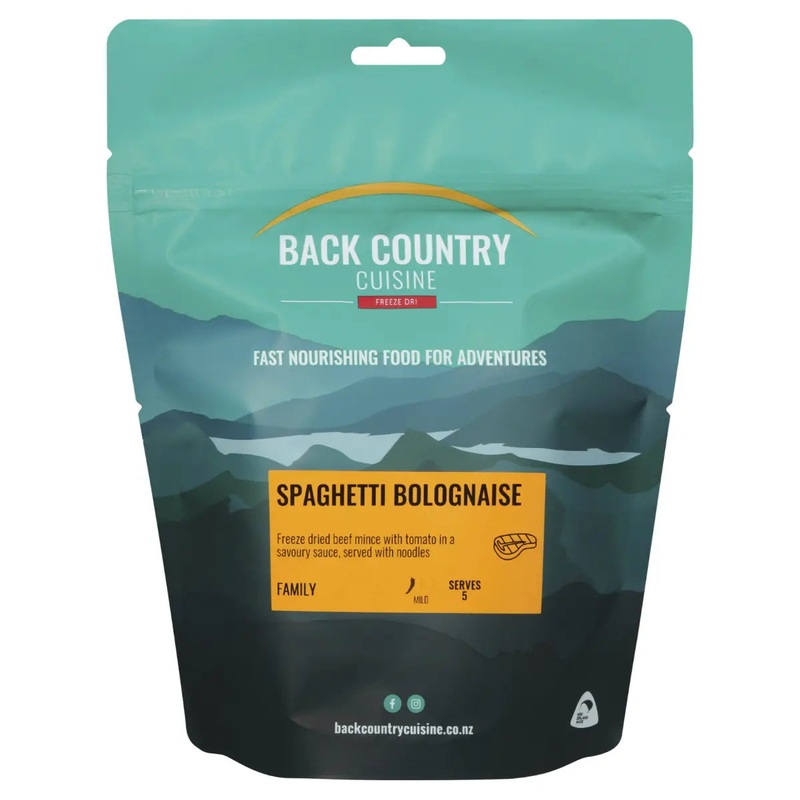 Back Country Cuisine Spaghetti Bolognaise - Family Serve