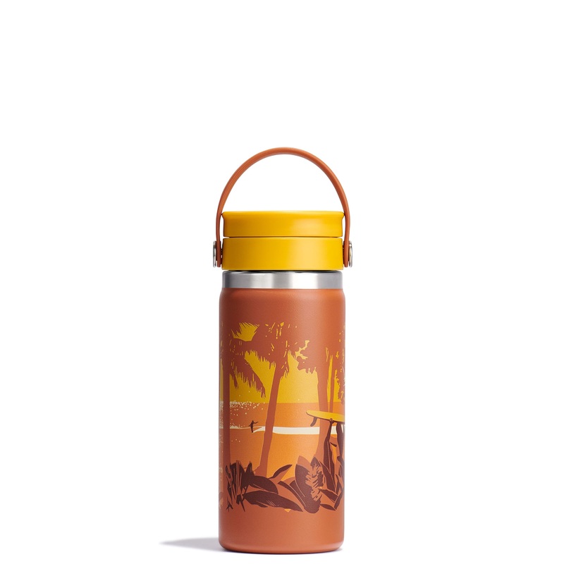 16oz Wide Mouth W/ Flex Sip Lid Pecan