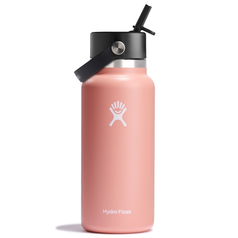 32oz Wide Flex Straw Cap Grapefruit