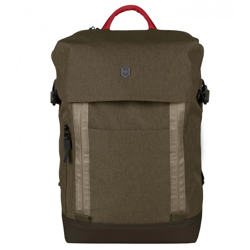 ALTMONT CLASSIC CASUAL-DELUXE FLAPOVER LAPTOP BACKPACKOLIVE 43 CM