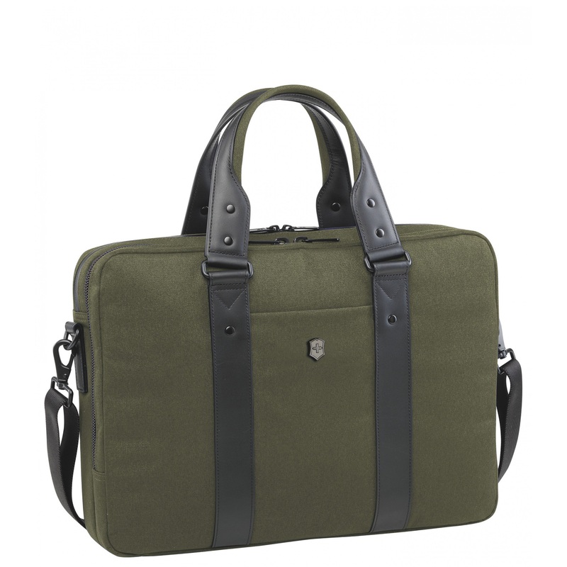 ARCHITECTURE URBAN BUSINESS-BODMER LAPTOP BRIEFCASEOLIVE 31 CM